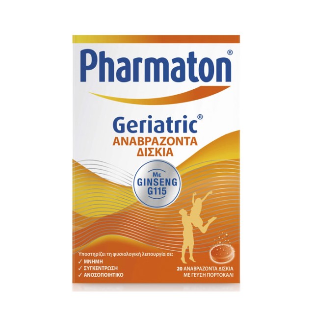 GERIATRIC PHARMATON 20 EFF. TBS