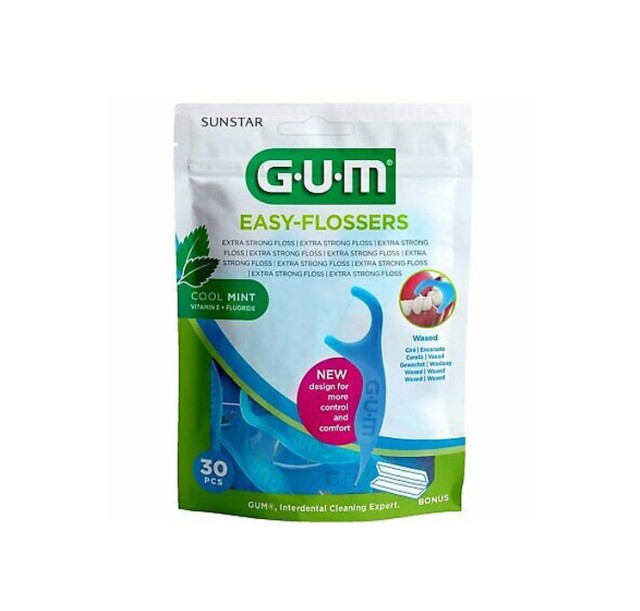 GUM 890 EASY FLOSSERS (BAG OF 30 PIECES)