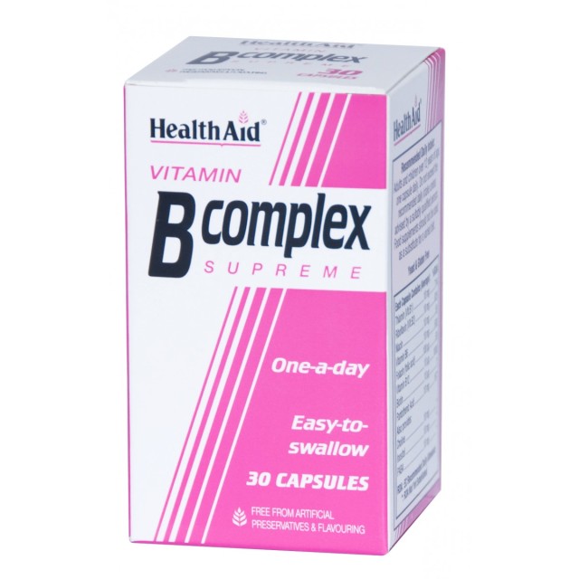 HEALTH AID B COMPLEX SUPREME30 CAPS 