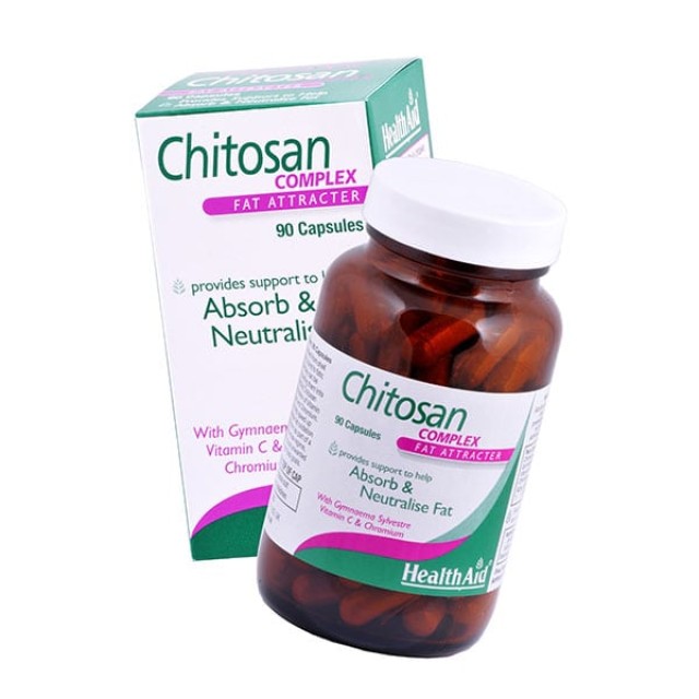 HEALTH AID CHITOSAN FAT ATTRACTORS COMPLEX 90CAPS