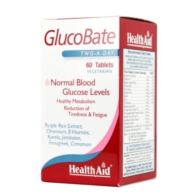 HEALTH AID GLUCOBATE 60vtabs