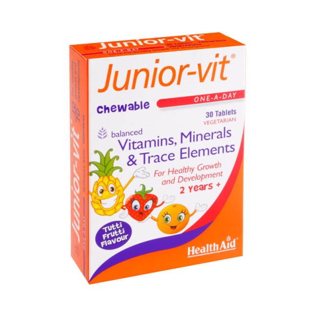 HEALTH AID JUNIOR-VIT 30 tabs