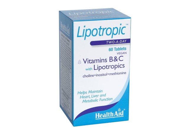 HEALTH AID LIPOTROPICS WITH VIT B+C PR 60 TABS