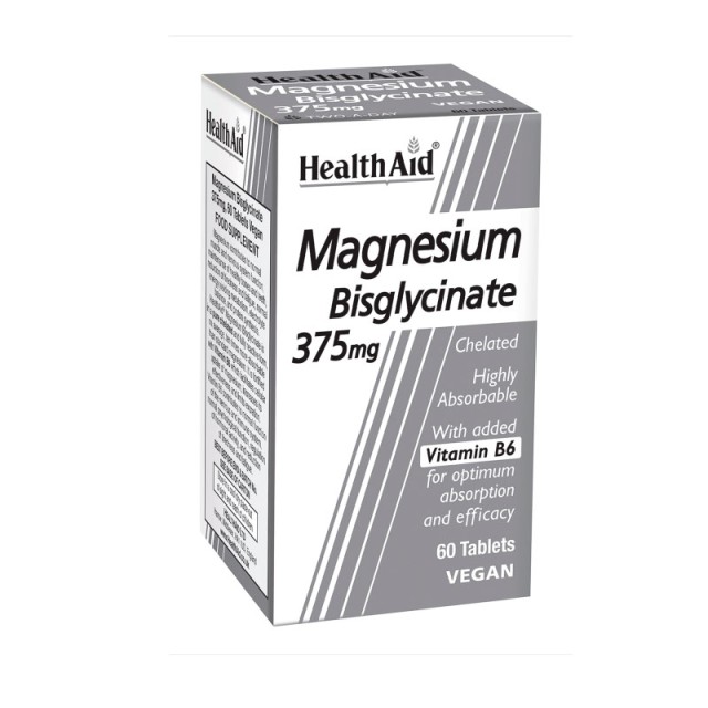 HEALTH AID MAGNESIUM BISGLYCINATE 60TABS