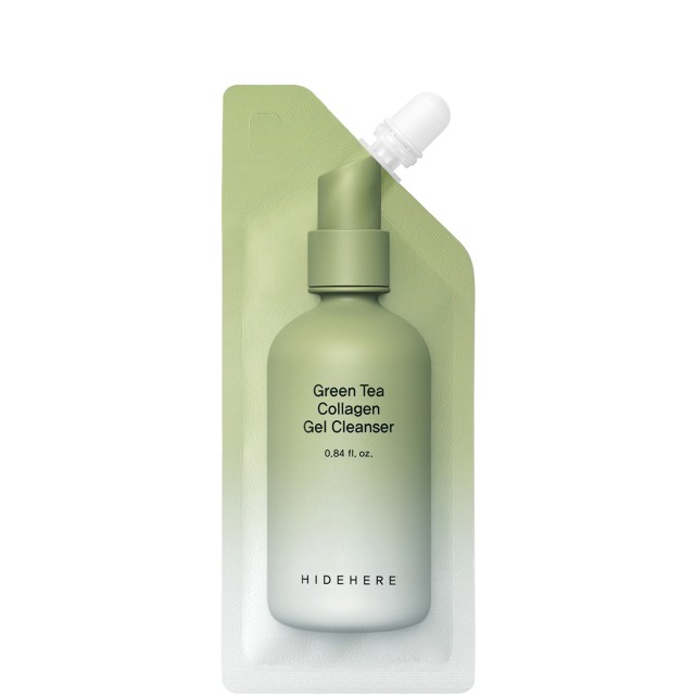 HIDEHERE GREEN TEA COLLAGEN GEL CLEANSER 25ml