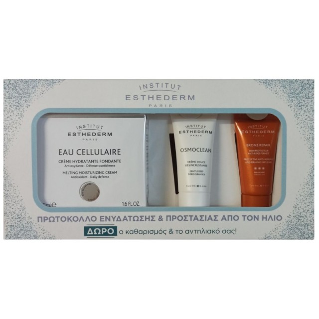 INSTITUT ESTHEDERM ΠΑΚΕΤΟ  EAU CELLULAIRE CREME + OSMOCLEAN CREME DOUCE+ΑΝΤΙΗΛ.