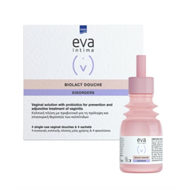 INTERMED EVA BIOLACT VAGINAL DOUCHE DISORDERS 4ΤΕΜ