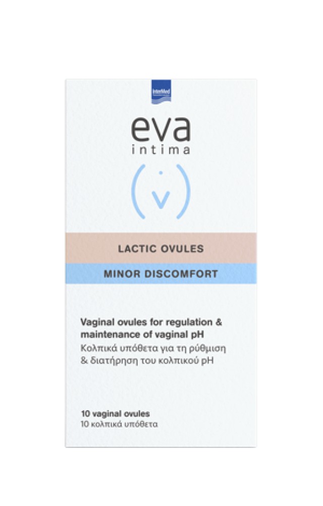 INTERMED EVA INTIMA LACTIC VAGINAL SUPP. X10