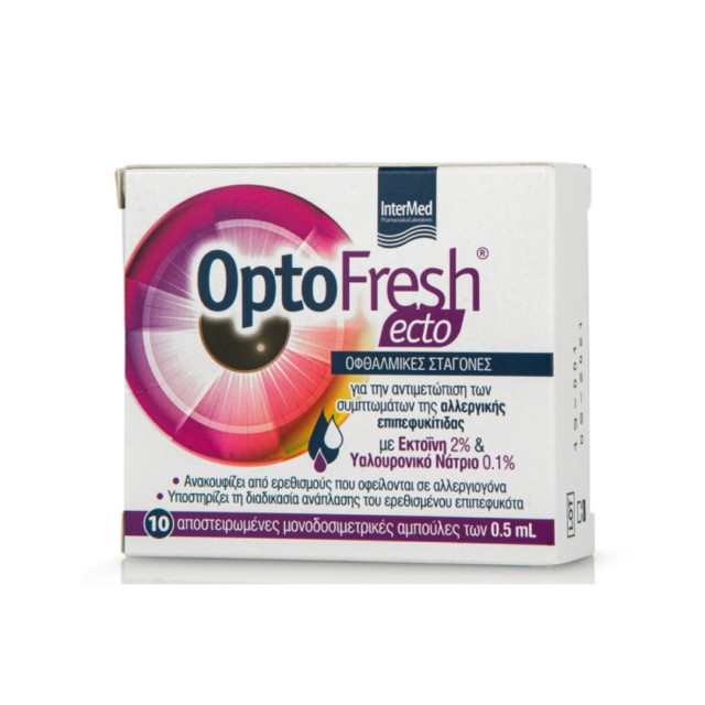 INTERMED OPTOFRESH ECTO EYE DROPS 10x0.5ML