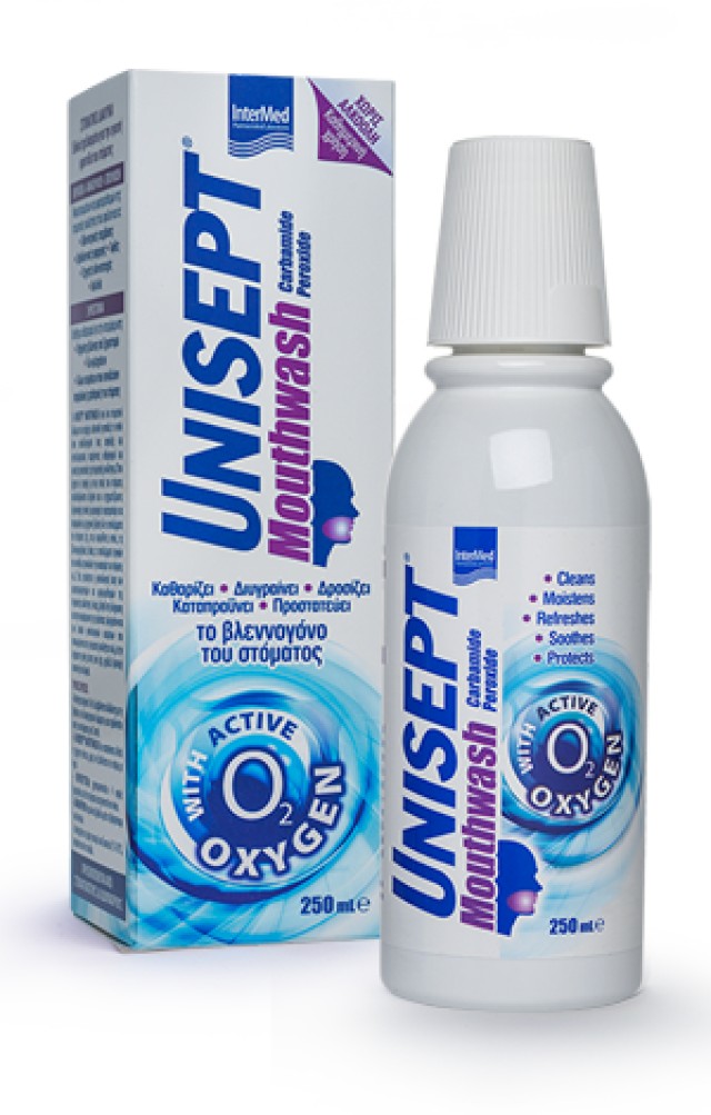 INTERMED UNISEPT MOUTHWASH ΣΤΟΜΑΤΙΚΟ ΔΙΑΛΥΜΑ 250ML