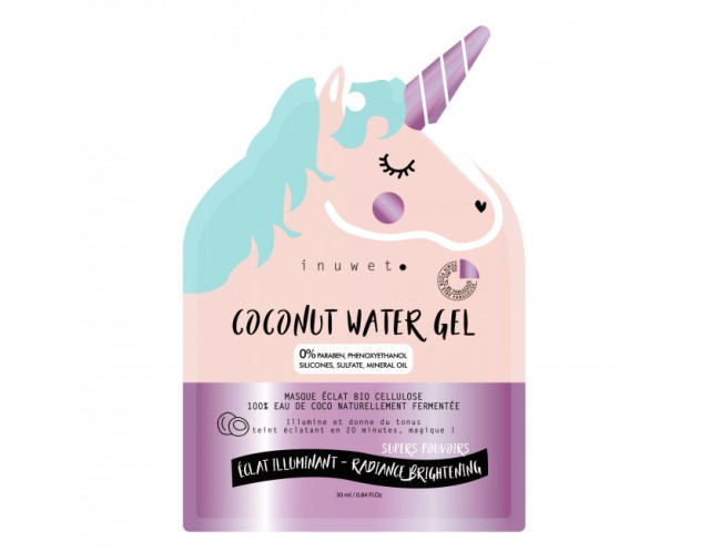 INUWET ΜΑΣΚΑ ΛΑΜΨΗΣ & ΦΩΤΕΙΝΟΤΗΤΑΣ COCONUT WATER GIRL 30ML