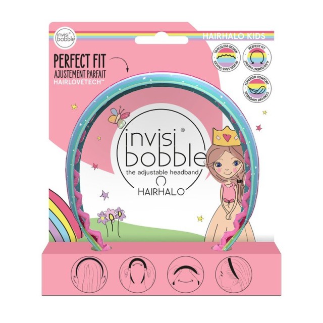 INVISIBOBBLE ADJUSTABLE HEADBAND RAINBOW CROWN