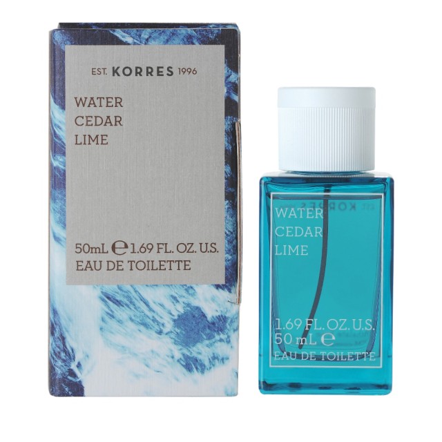 KORRES ΑΝΔΡΙΚΟ ΑΡΩΜΑ - WATER.CEDAR.LIME.EDT.50mL