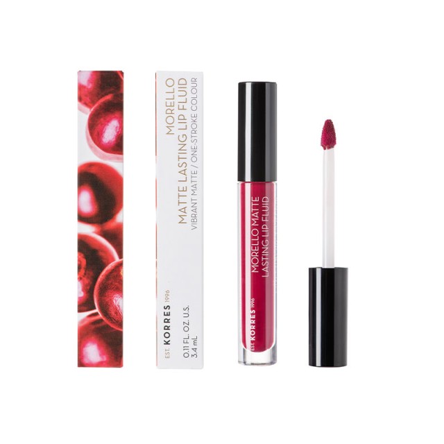 KORRES MORELLO LIPFLUID 27 CRANBERRY SORBET 3,4ML