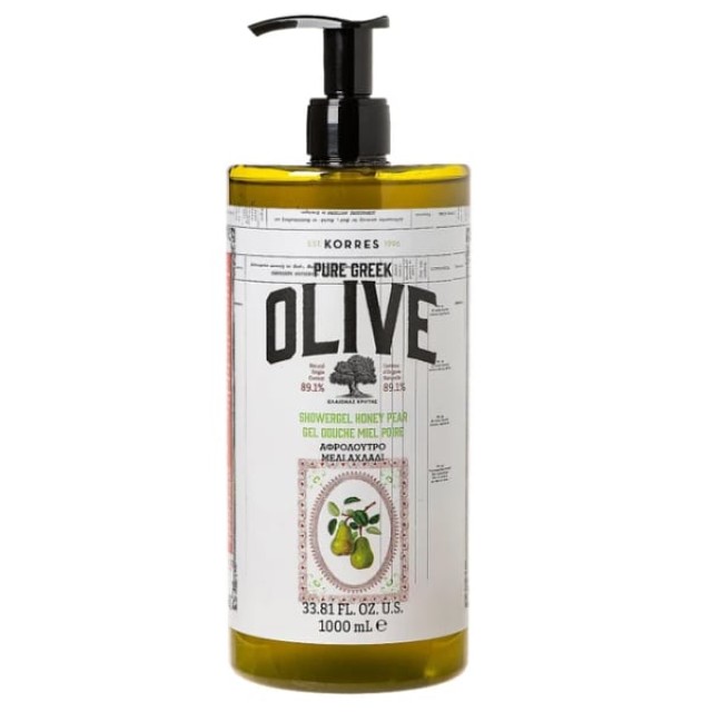 KORRES OLIVE ΑΦΡΟΛΟΥΤΡΟ ΜΕΛΙ ΑΧΛΑΔΙ 1LT