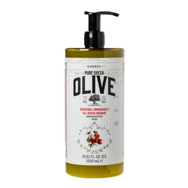 KORRES OLIVE ΑΦΡΟΛΟΥΤΡΟ ΡΟΔΙ 1LT