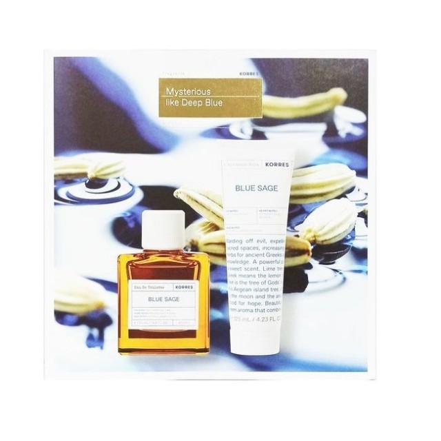 KORRES ΠΑΚΕΤΟ BLUE SAGE EAU DE TOILETTE+AFTER SHAVE 