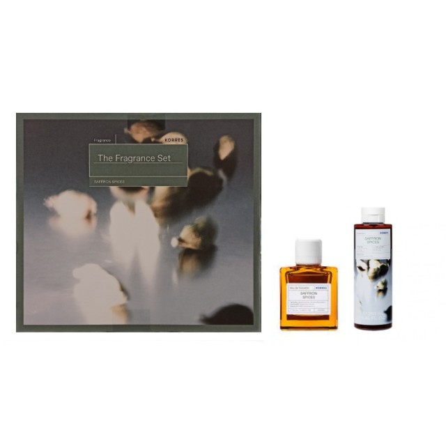 KORRES ΠΑΚΕΤΟ ΑΡΩΜΑ SAFFRON SPICES 50ml&ΑΦΡΟΛΟΥΤΡΟ 250ml