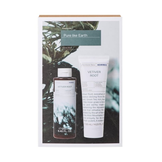 KORRES ΠΑΚΕΤΟ VETIVER ROOT ΑΦΡΟΛΟΥΤΡΟ+AFTER SHAVE 