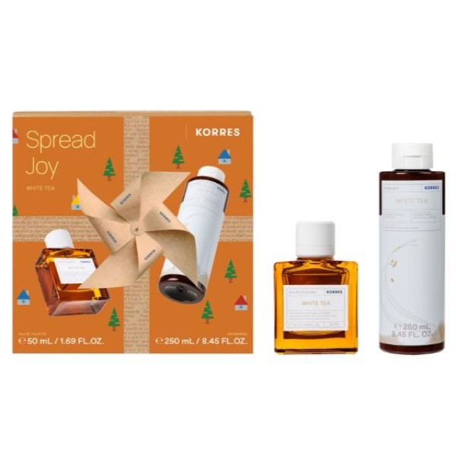 KORRES PROMO WHITE TEA EAU DE TOILETTE 50ML & SHOWER GEL 250ML