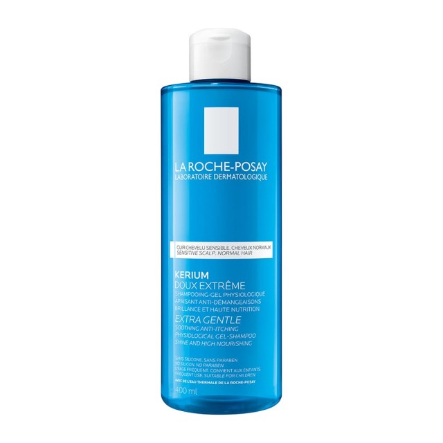 LA ROCHE POSAY KERIUM DOUX EXTREME EXTRA GENTLE GEL-SHAMPOO 400ml