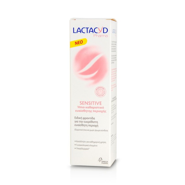 LACTACYD PHARMA SENSITIVE ΥΓΡΟ ΚΑΘΑΡΙΣΜΟΥ ΕΥΑΙΣΘΗΤΗΣ ΠΕΡΙΟΧΗΣ 250ML