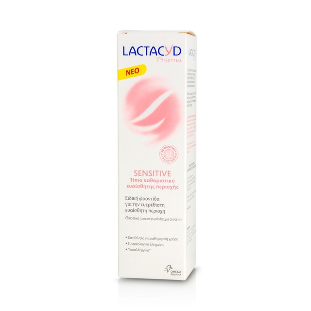 LACTACYD PHARMA SENSITIVE ΥΓΡΟ ΚΑΘΑΡΙΣΜΟΥ ΕΥΑΙΣΘΗΤΗΣ ΠΕΡΙΟΧΗΣ 250ML