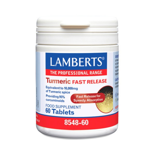 LAMBERTS TURMERIC FAST RELEASE 60TABS