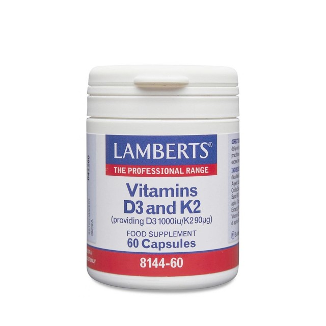 LAMBERTS VITAMIN D3 & K2 60TABS