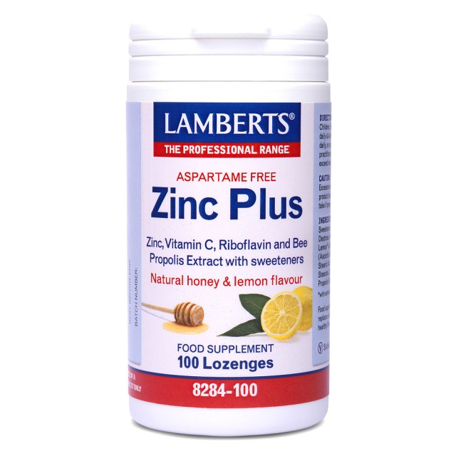 LAMBERTS ZINC PLUS LOZENGES 100 loz