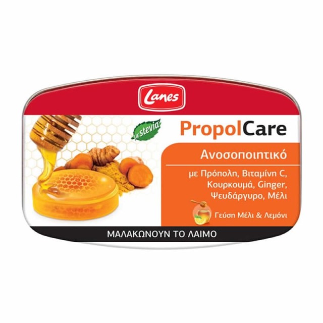 LANES ΚΑΡΑΜΕΛΕΣ PROPOLCARE PASTILLES ΜΕΛΙ/ΛΕΜΟΝΙ