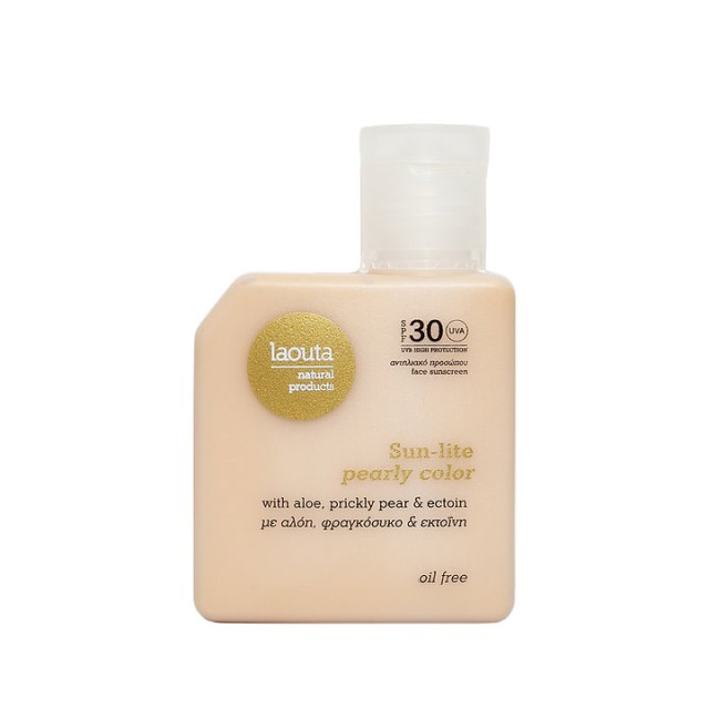 LAOUTA ΑΝΤΗΛΙΑΚΟ SUN-LITE PEARLY COLOR SPF30 OIL FREE 50ML