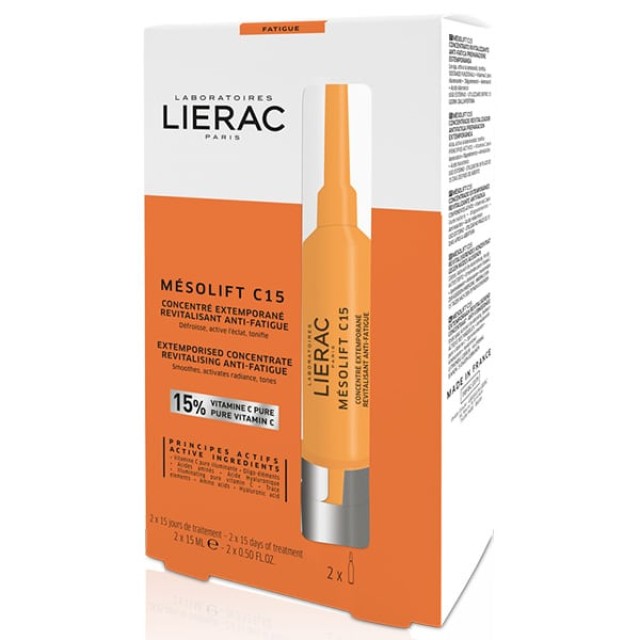 LIERAC MESOLIFT C15 CONCENTRE amp 2x15ml