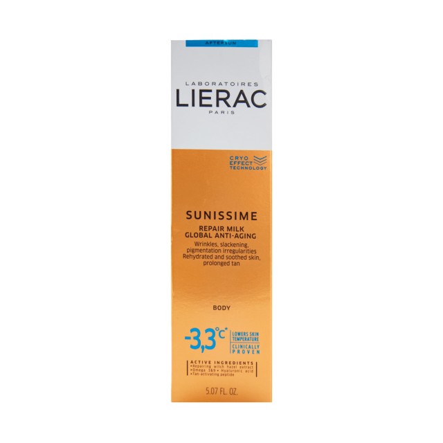 LIERAC SUNISSIME APRES LAIT CORPS 150ML