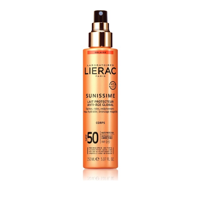 LIERAC ΑΝΤΗΛΙΑΚΟ SUNISSIME SPF 50+ LAIT CORPS SPRAY 150ML