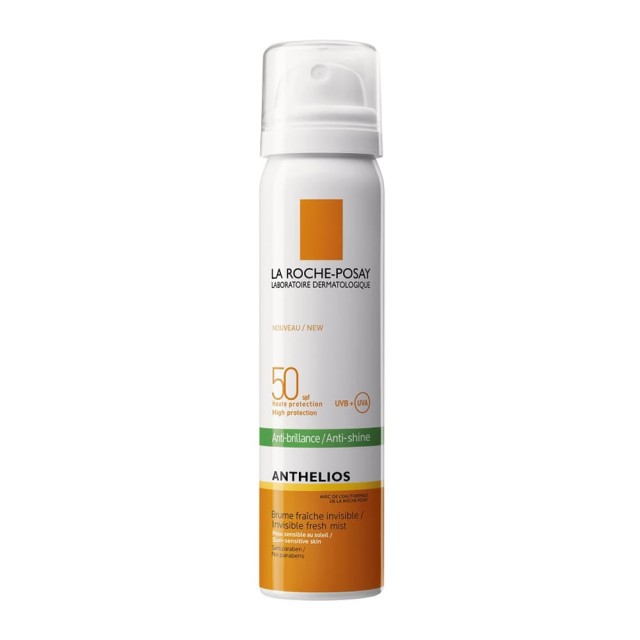 LA ROCHE-POSAY ΑΝΤΗΛΙΑΚΟ ANTHELIOS ANTI-BRILLANCE SPRAY ΠΡΟΣΩΠΟΥ SPF50+ 75ML 