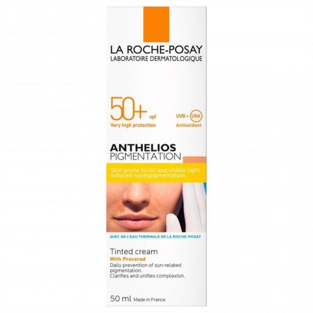 LA ROCHE-POSAY ANTHELIOS PIGMENTATION SPF 50 ΚΑΤΑ ΤΩΝ ΠΑΝΑΔΩΝ ΜΕ ΧΡΩΜΑ 50ML