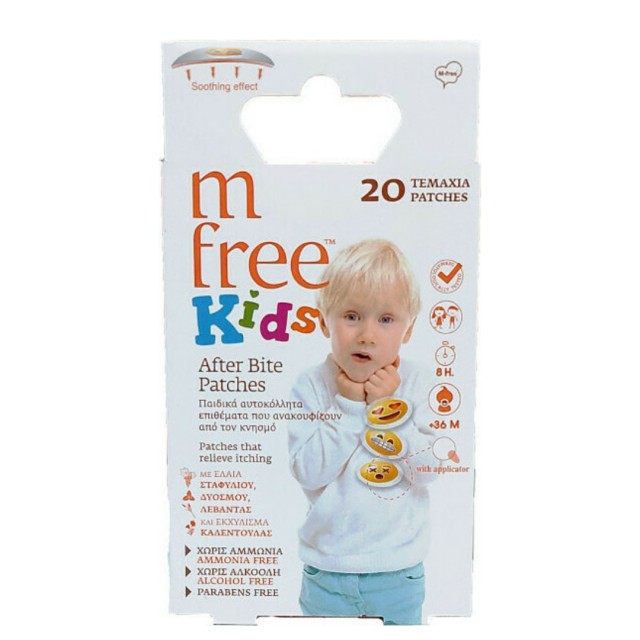 M-FREE AFTER BITE KIDS PATCHES 18TEM