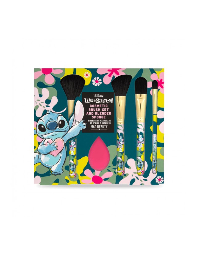 MAD BEAUTY LILO & STITCH COSMETIC BRUSH SET