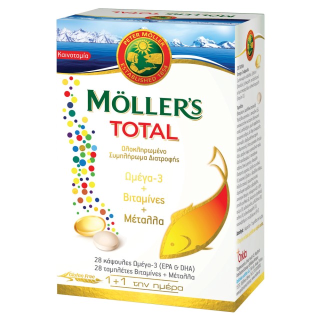 MOLLERS TOTAL 28 CAPS + 28 TABS  