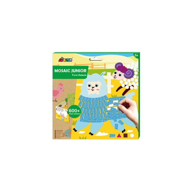 MOSAIC JUNIOR FARM ANIMALS 600+STICKERS