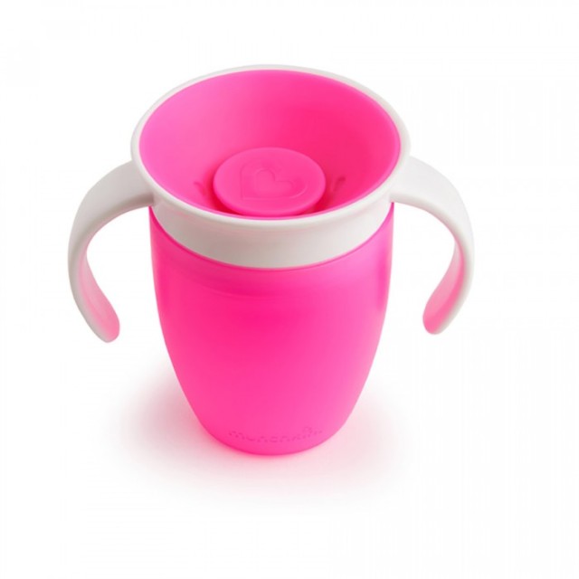 MUNCHKIN MIRACLE 360 TRAINER CUP 207ML PINK