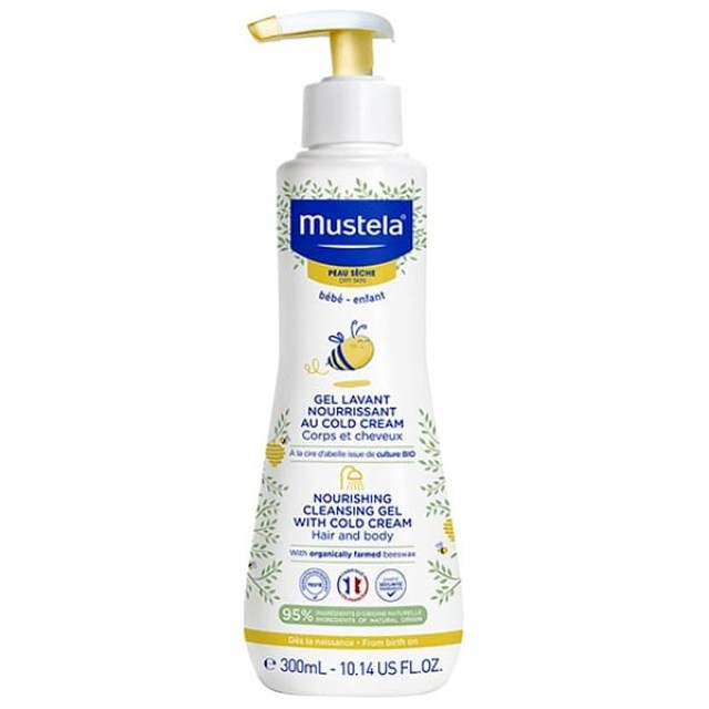 MUSTELA NOURISHING CLEANS.GEL WITH COLD CREAM 300ml