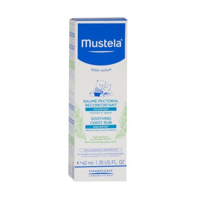 MUSTELA SOOTHING CHEST RUB 40ml