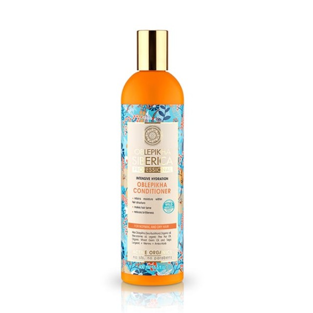 NATURA SIBERICA OBLEPIKHA CONDITIONER ΕΝΥΔΑΤΩΣΗΣ ΓΙΑ ΚΑΝΟΝΙΚΑ-ΞΗΡΑ ΜΑΛΛΙΑ 400ml