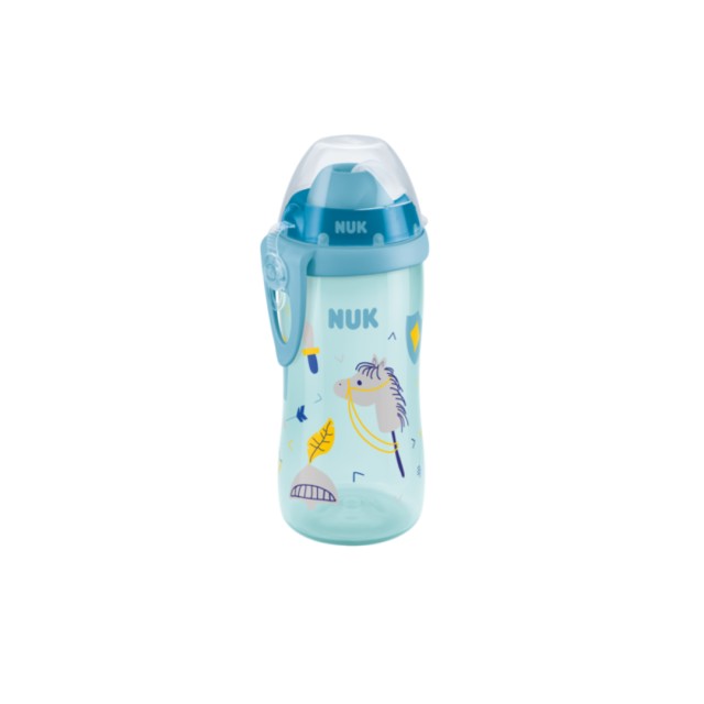 NUK ΚΥΠΕΛΟ FLEXI CUP 300ML ΜΕ ΚΑΛΑΜΑΚΙ 18ΜΗΝΩΝ + ΜΠΛΕ