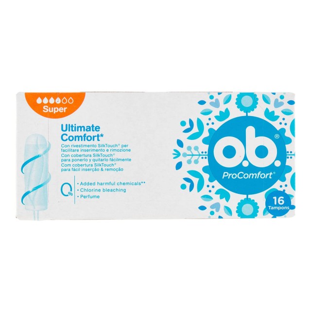O.B TAMPONS SUPER 16