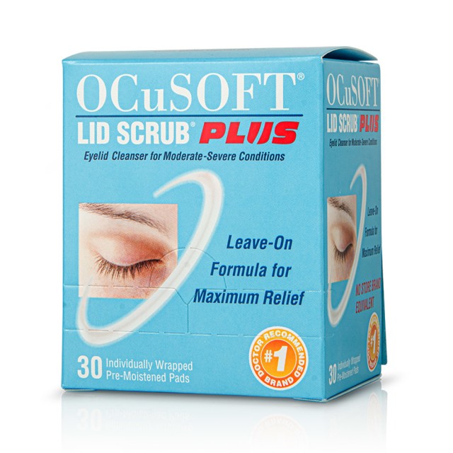 OCUSOFT EYELID CLEANSER PADS 30 PADS