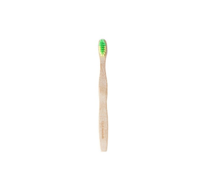 OLA BAMBOO KID TOOTHBRUSH SOFT GREEN/YELLOW