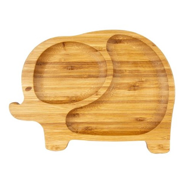 OLA BAMBOO KIDS PLATE ELEPHANT